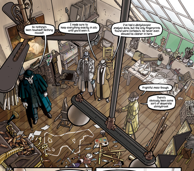 As Iâve previously stated, the Grandville series is my homage to the detective story genre, and this volume is no exception. Iâd already tackled the conspiracy and serial-killer scenarios and here I wanted to do a genuine locked-room mystery. 