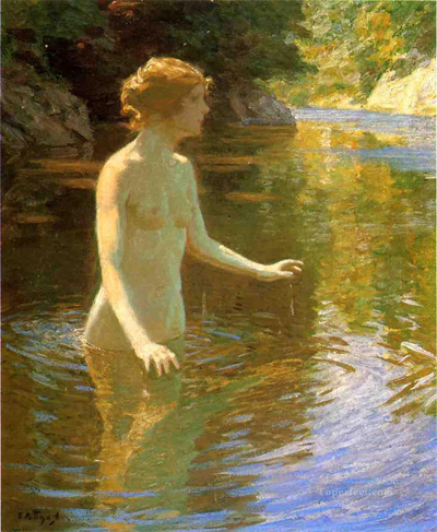 The Enchanted Pool by Edward Henry Potthaste (1857 â 1927)