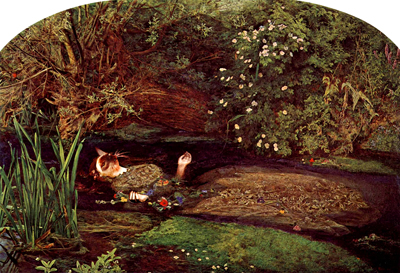 Millais used oil lamps beneath the bath to warm the water (here, itâs candles) but he was concentrating so much on the painting that he didnât notice when they burnt out, making the water icy cold. Siddal caught pneumonia and her father had Millais pay her medical bills, under the threat of legal action.