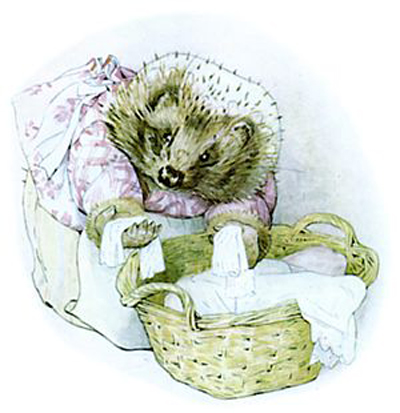 Mrs Erisson is Beatrix Potterâs Mrs Tiggy-Winkle. She must have remarried.