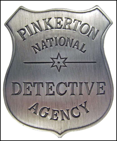 Chanceâs shield is based on a real Pinkerton Detective Agency badge.