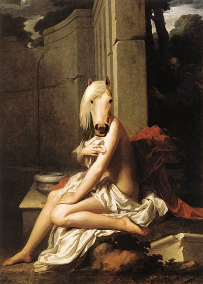 I canât remember which classical nude painting I anthromophosised (if thatâs a word!) to decorate Pegasusâs apartment.