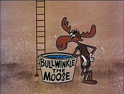 You can just about see a Bullwinkle head in the background.